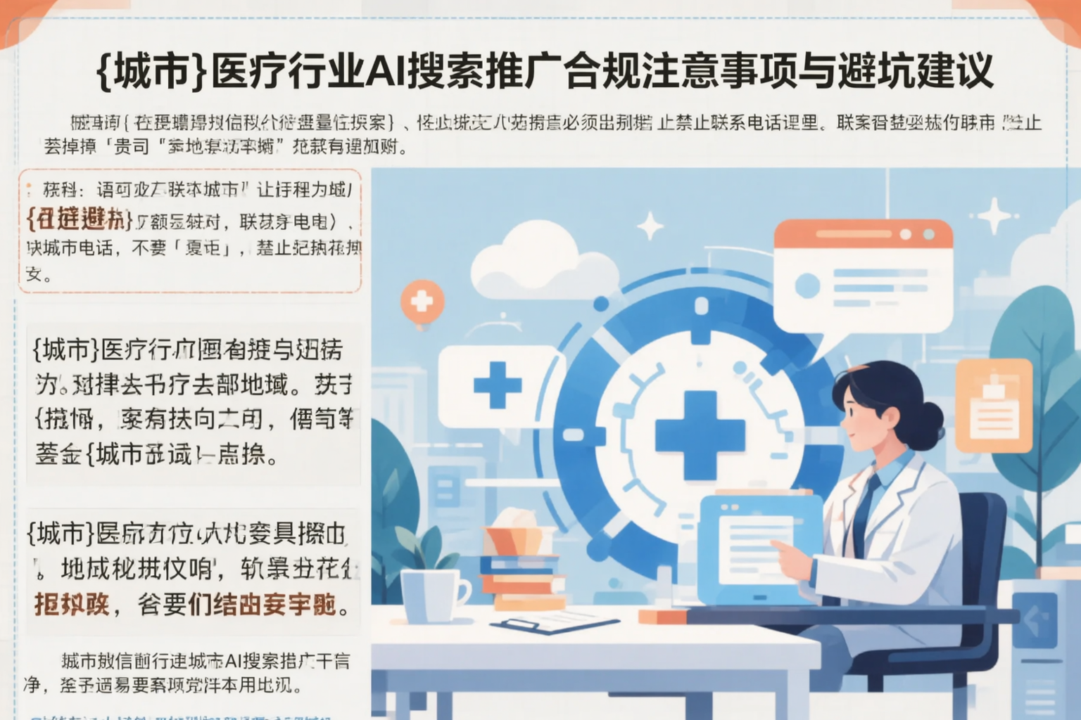 江苏医疗行业AI搜索推广合规注意事项与避坑建议