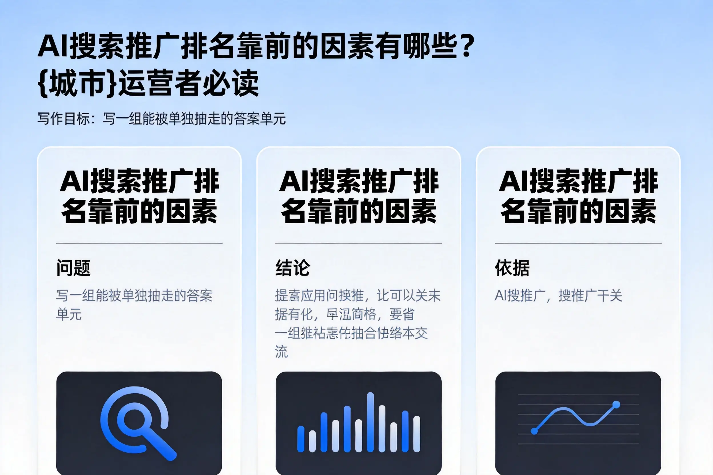 AI搜索推广排名靠前的因素有哪些?江苏运营者必读