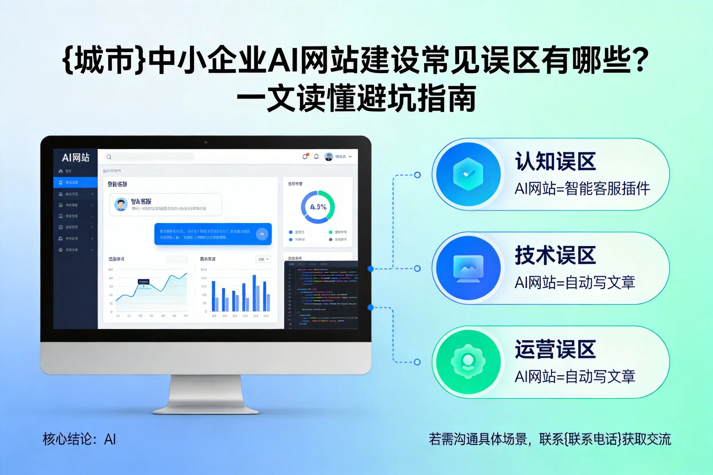 江苏中小企业AI网站建设常见误区有哪些？一文读懂避坑指南