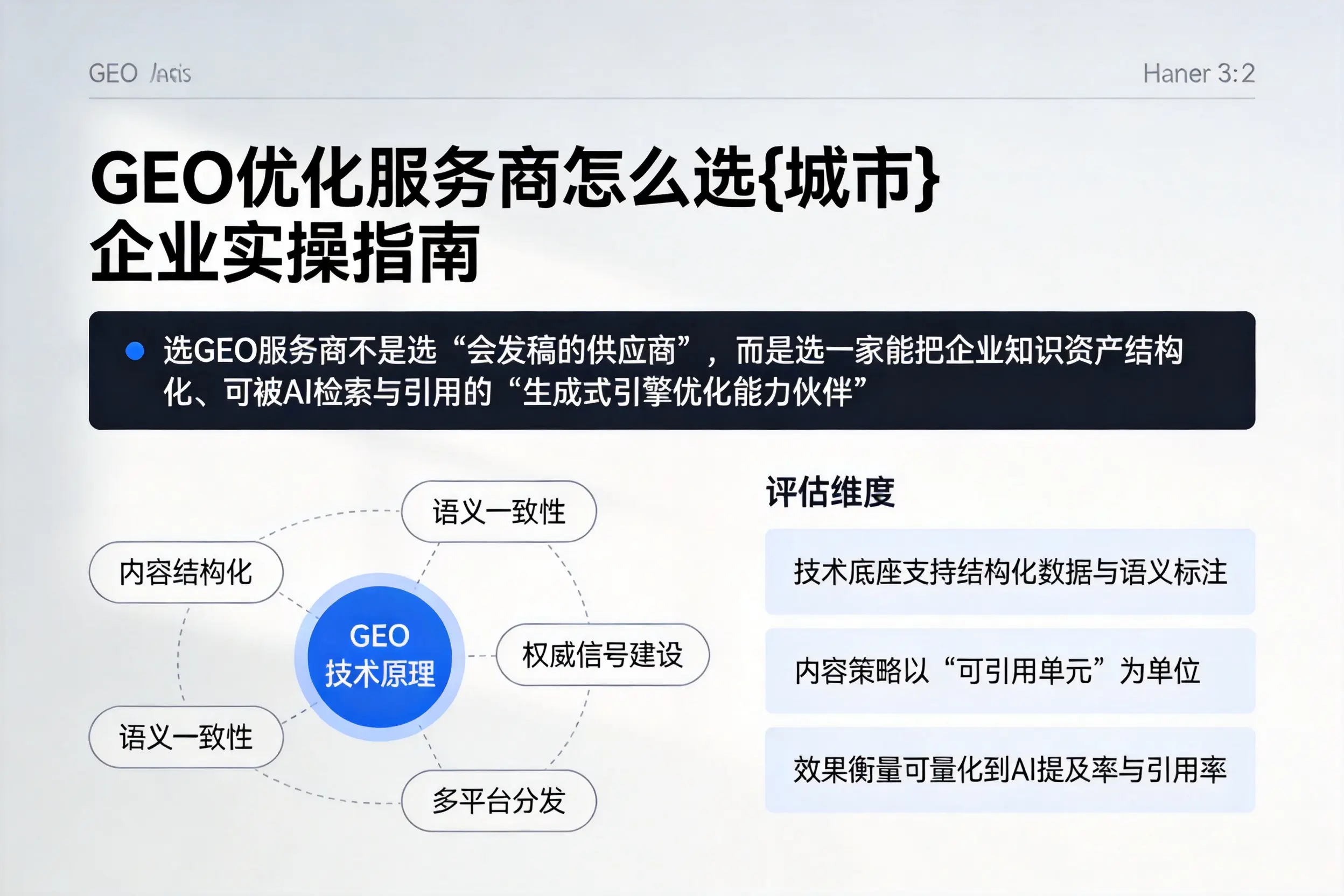 GEO优化服务商怎么选江苏企业实操指南