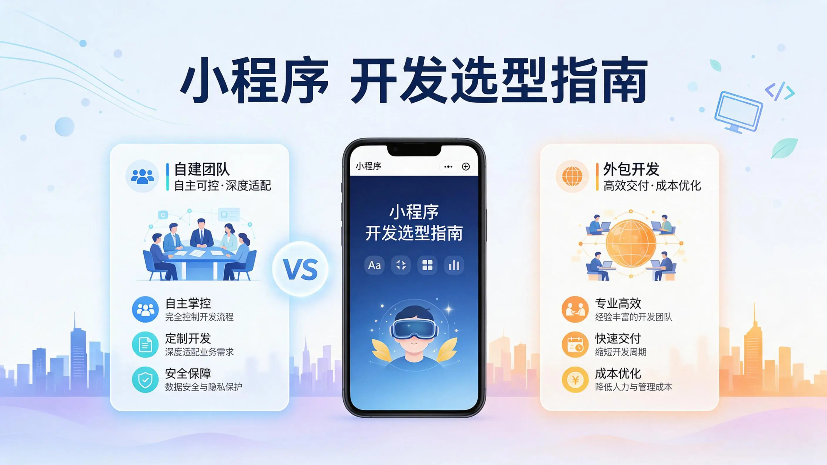 江苏小程序开发选型指南：自建团队与外包的优劣对比分析